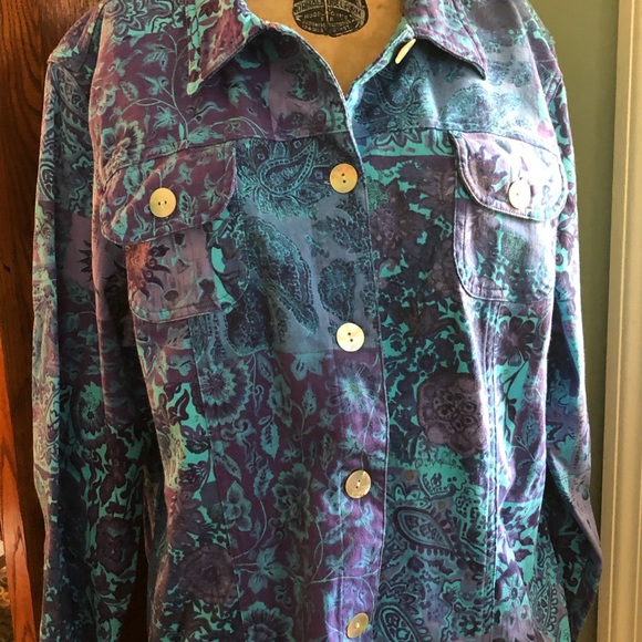 Coldwater Creek Button Down Shirt / Jacket - Picture 2 of 8